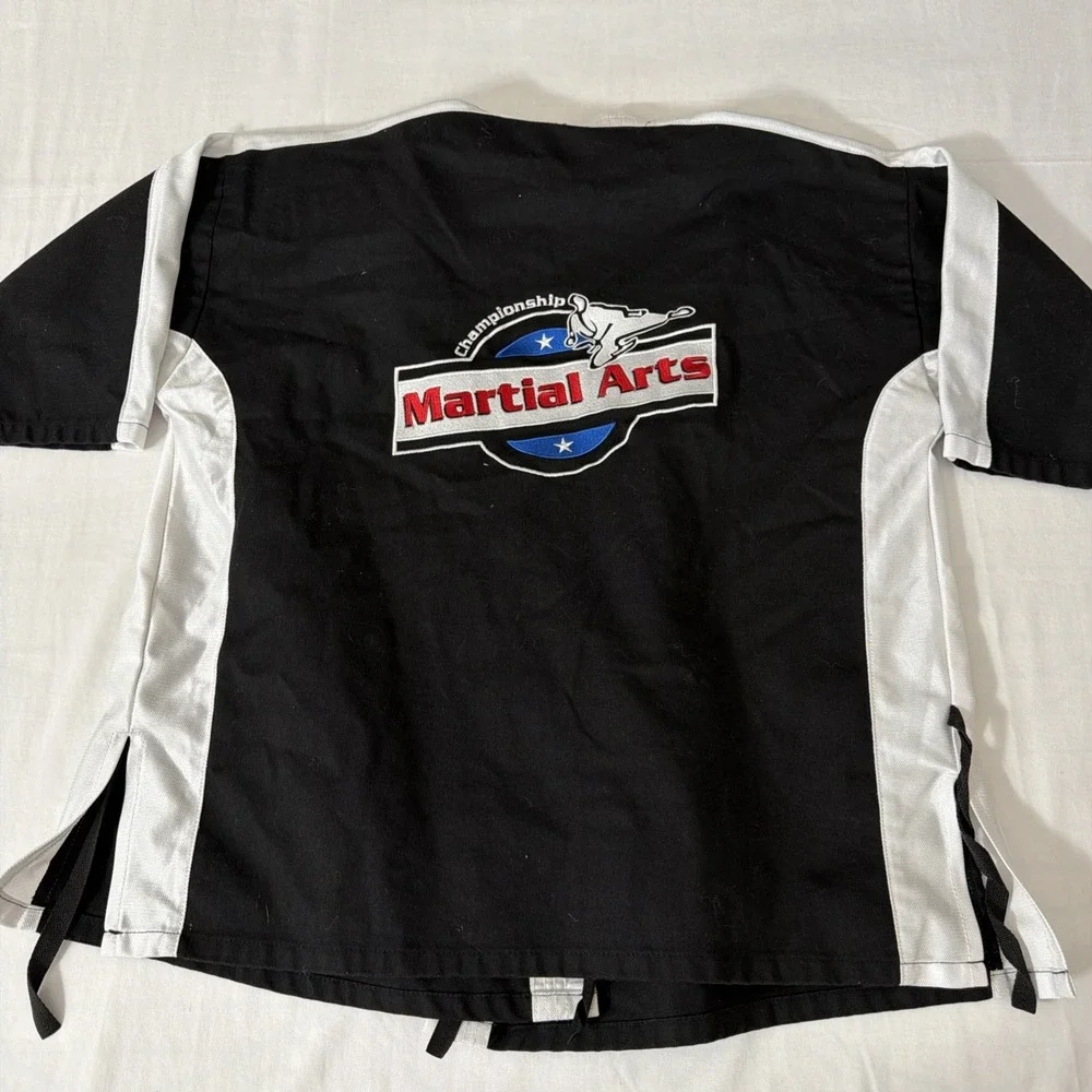 CMA Black Belt Club Kids Gi Century Size 2 (10-12) Color Black Championship Shir